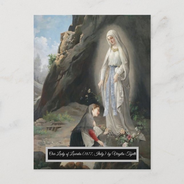 Carte Postale Notre Dame de Lourdes (Devant)