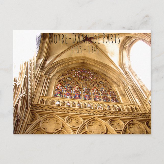 Carte Postale Notre-Dame de Paris 1163-1345 (Devant)