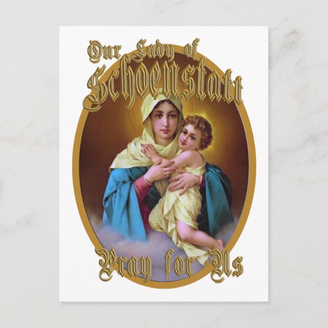 CARTE POSTALE NOTRE DAME DE SCHOENSTATT PRIE POUR NOUS (Devant)