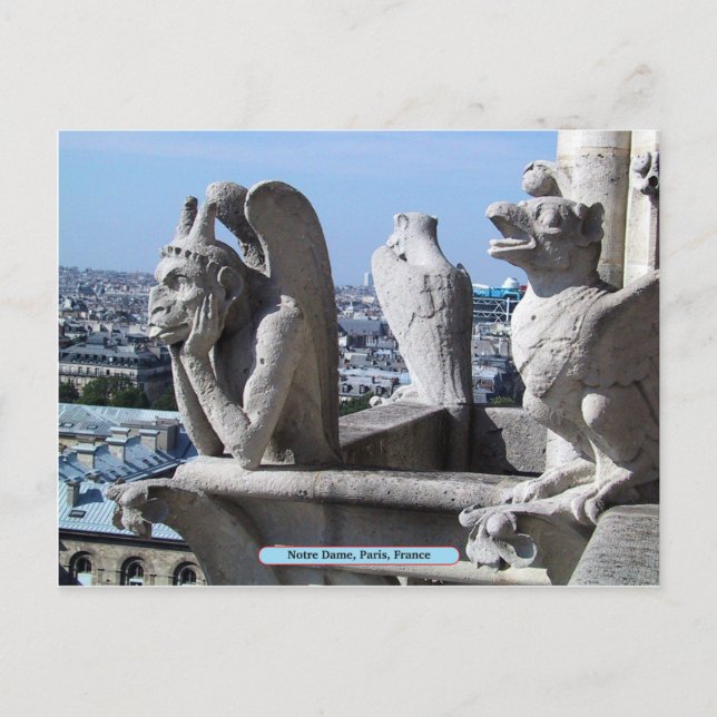 Carte Postale Notre Dame, Paris, France (Devant)