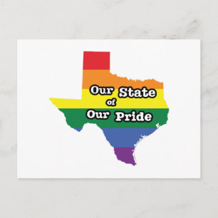 Carte Postale Notre état de notre fierté   Texas