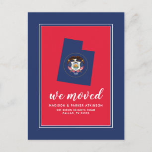 Carte Postale Notre nouvelle adresse en Utah