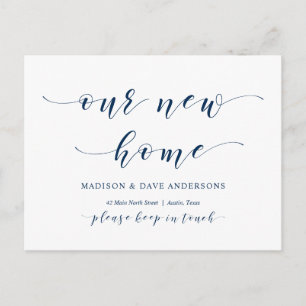 Carte Postale Notre nouvelle adresse résidentielle, Faire-part m