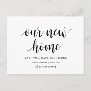 Carte Postale Notre nouvelle adresse résidentielle, Faire-part m