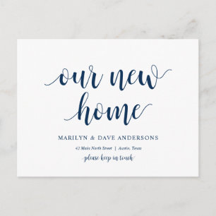 Carte Postale Notre nouvelle adresse résidentielle, Faire-part m