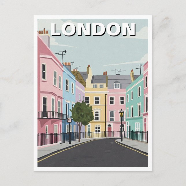 Carte Postale Notting Hill Londres (Devant)