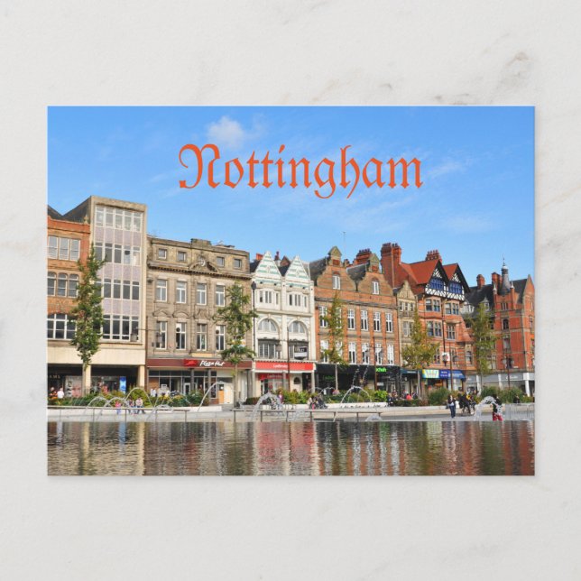Carte Postale Nottingham (Devant)