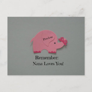 Carte Postale N'oubliez pas : Nana vous aime !