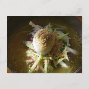 Carte Postale nouilles à froid coréennes/nengmyeon