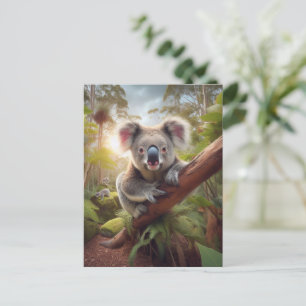 Carte Postale Nounours Koala Mignon