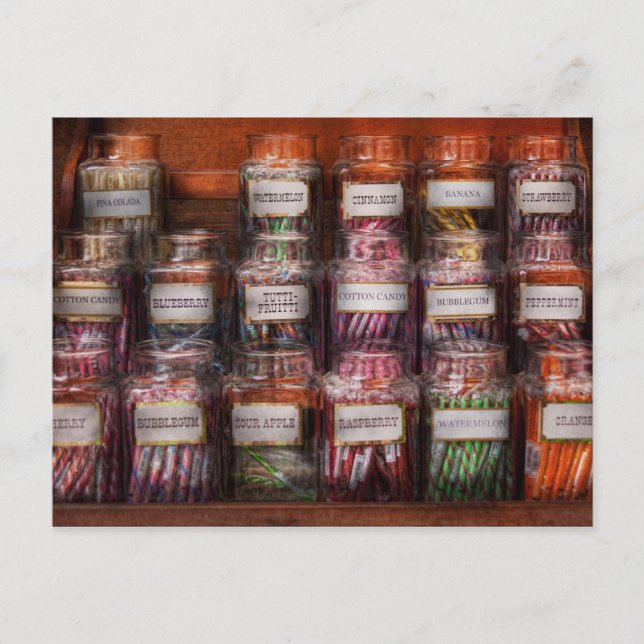 Carte Postale Nourriture - Bonbons - Bonbons à Penny (Devant)