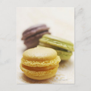 Carte Postale Nourriture, Vaisselle, Dessert, Cookie, Français,