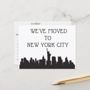 Carte Postale Nous avons déménagé à New York