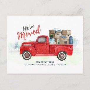 Carte Postale Nous avons déménagé Nouvelle adresse de domicile A
