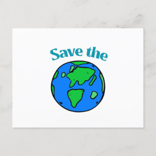 Carte Postale Nous avons un monde - Sauvez-le