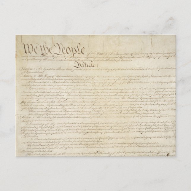 Carte Postale Nous Le Peuple (Devant)