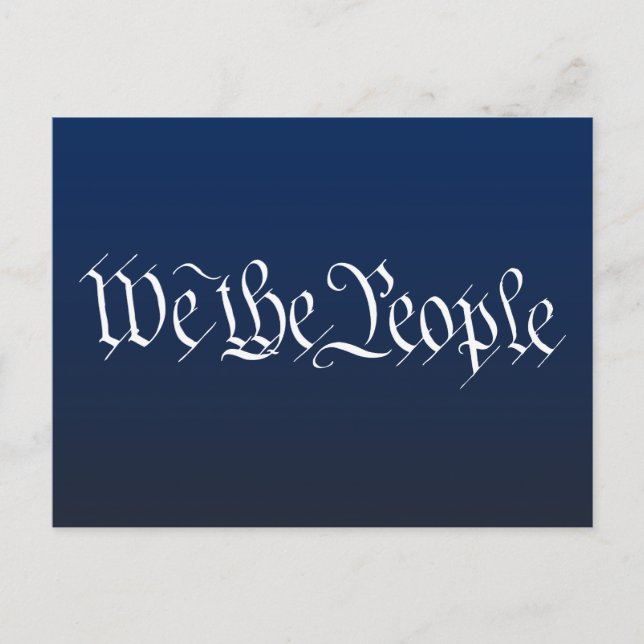 Carte Postale Nous Le Peuple (Devant)