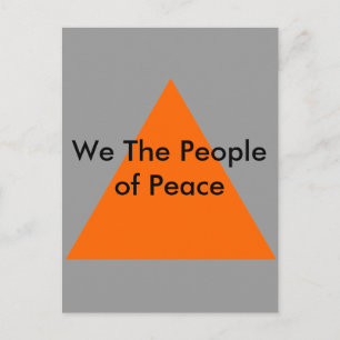 Carte Postale Nous le peuple de la paix Le MUSÉE Zazzle Cadeaux