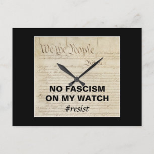Carte Postale Nous le peuple pas de fascisme à ma vue