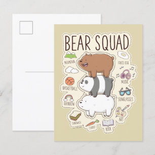 Carte Postale Nous les ours nus - Journal des équipes d'ours