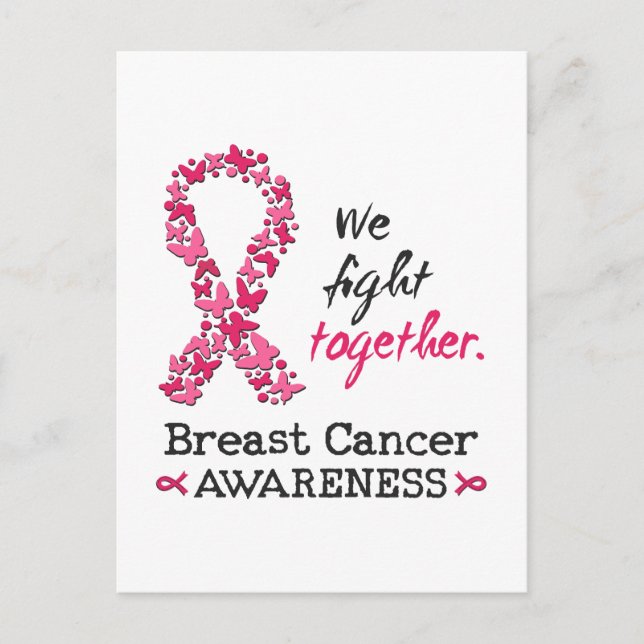 Carte Postale Nous luttons ensemble contre le cancer du sein (Devant)