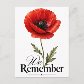 Carte Postale Nous nous souvenons – Hommage de la journée du coq