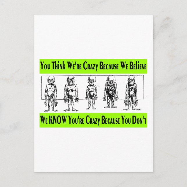 Carte Postale Nous pensons (Devant)