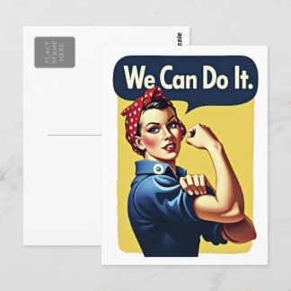 Carte Postale Nous Pouvons Le Faire | Feminisme célèbre