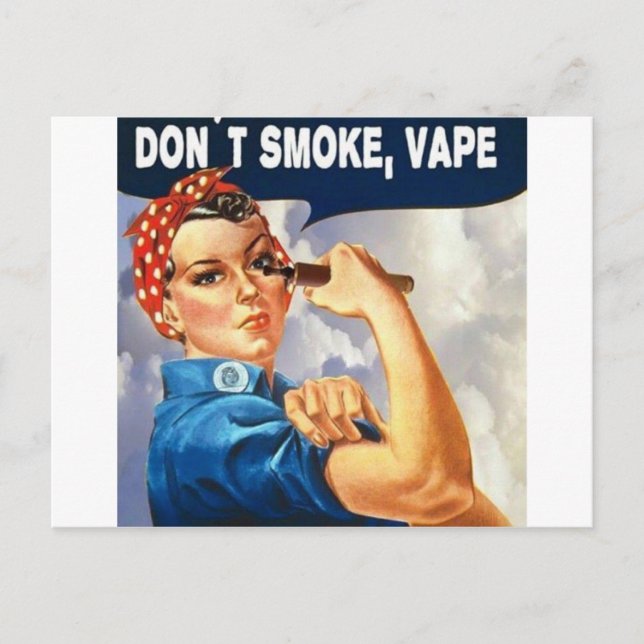 Carte Postale Nous pouvons le faire ! On peut Vape ! (Devant)