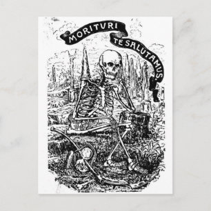 Carte Postale Nous qui sommes sur le point de mourir Saluer Vous