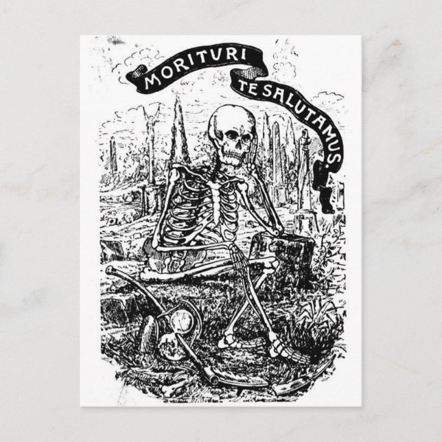 Carte Postale Nous qui sommes sur le point de mourir Saluer Vous (Devant)