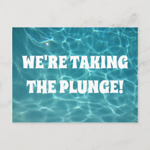 Carte Postale Nous sommes en train de plonger !