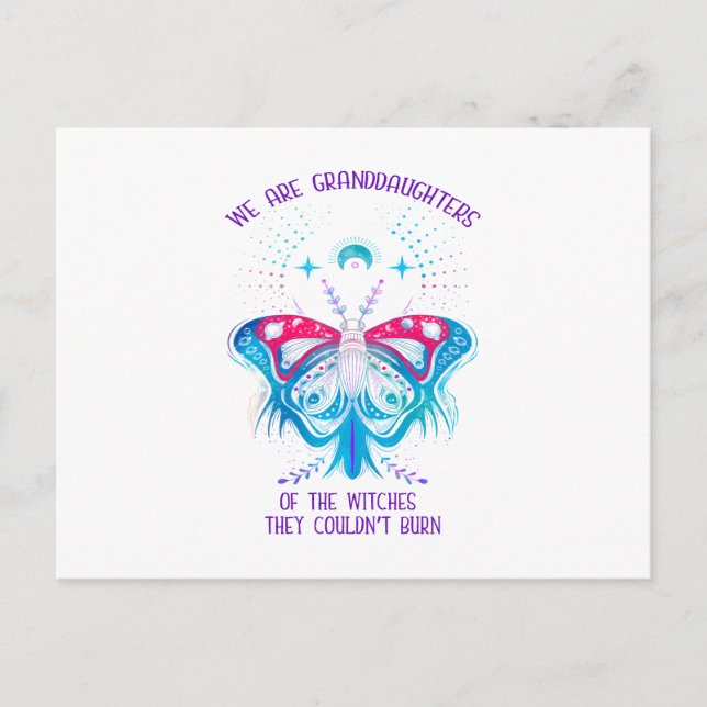 Carte Postale Nous Sommes Les Petites-Filles Des Sorcières (Devant)