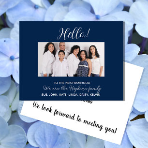 Carte Postale Nous sommes nouveaux dans le quartier" Photo Faire