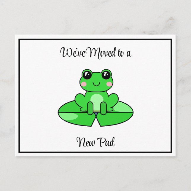 Carte Postale Nous sommes passés à un nouveau pad (Devant)