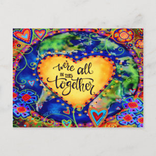 Carte Postale "Nous sommes tous dans cette même situation" Inspi