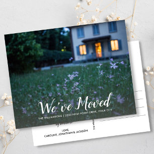 Carte Postale Nous venons de déménager votre maison Photo Nouvel