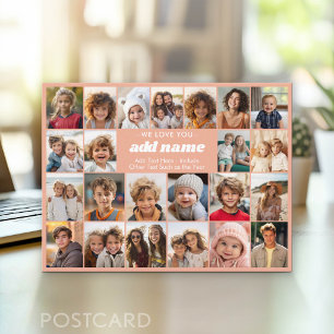 Carte Postale Nous vous aimons grand-mère - 23 Collage de photos