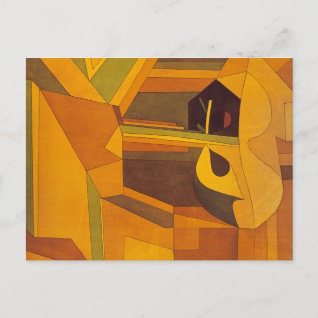Carte Postale Nouveau en octobre par Paul Klee (Devant)
