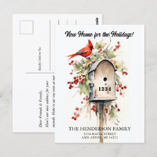 Carte Postale Nouveau Faire-part de déménagement de vacances