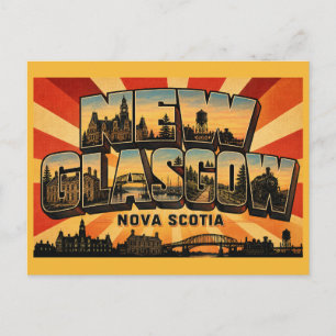 Carte Postale Nouveau Glasgow Nouvelle-Écosse Ville industrielle