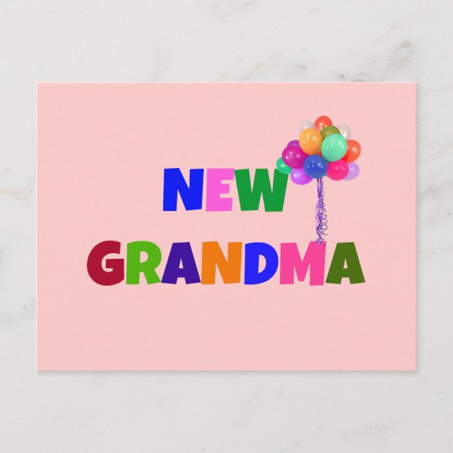 Carte Postale Nouveau grand-mère (Devant)