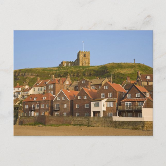 Carte Postale Nouveau logement et église St Margarets, Whitby, (Devant)