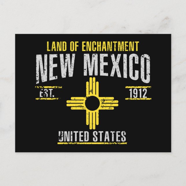 Carte Postale Nouveau-Mexique (Devant)