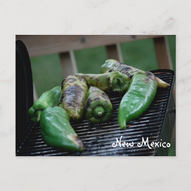 Carte Postale Nouveau Mexique Chili vert (Devant)
