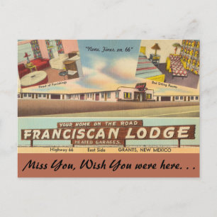 Carte Postale Nouveau-Mexique, Loge franciscaine, Subventions