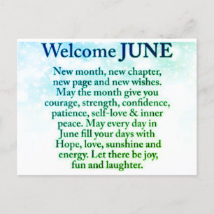 carte postale nouveau mois