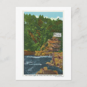 Carte Postale Nouveau pont routier d'État Vue du chaos Ausable