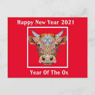 Carte Postale Nouvel An chinois 2021
