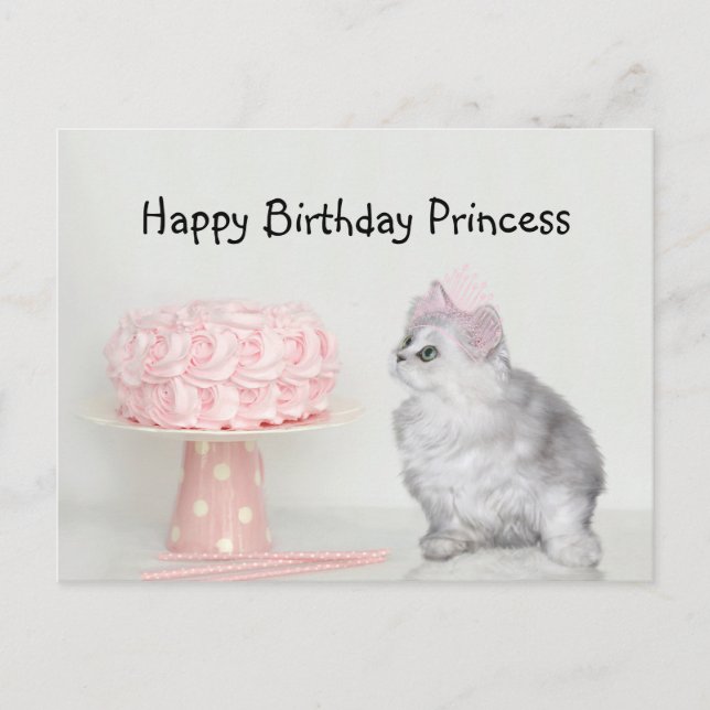 Carte Postale Nouvel anniversaire de la princesse (Devant)